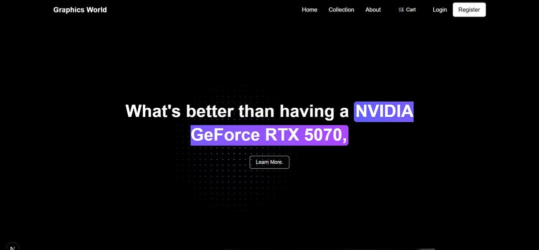 Graphics card Selling store.